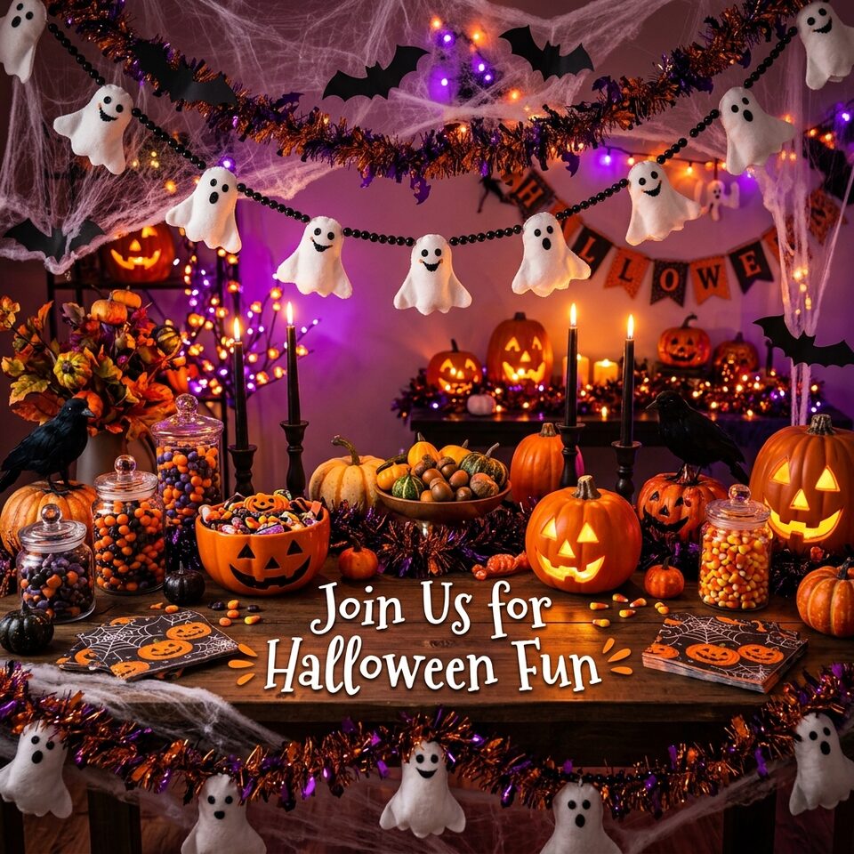 Halloween Party Invitations example — The Hartleys’ Halloween Open House